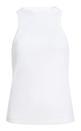 DL1961 DL1961 High Neck Ribbed CottonBlend Tank Top