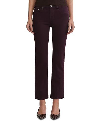 Dl1961 DL1961 Mara Instasculpt High Rise Ankle Straight Jeans in Viola