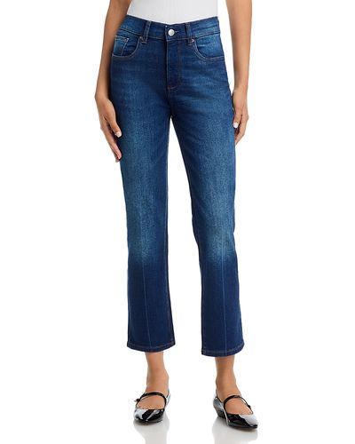 Dl1961 DL1961 Mara Straight Mid Rise Instasculpt Ankle Jeans in Santa Monica