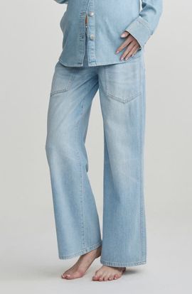 DL1961 DL1961 Maternity Hepburn High Waist Wide Leg Jeans