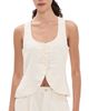 DL1961 DL1961 Mona Vest Crema Linen (Linen) - 1