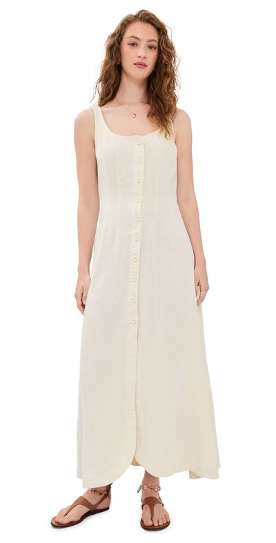 DL1961 DL1961 Montauk Dress Crema Linen (Linen)