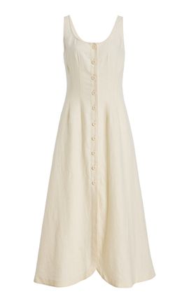 DL1961 DL1961 Montauk Sleeveless Linen Maxi Dress