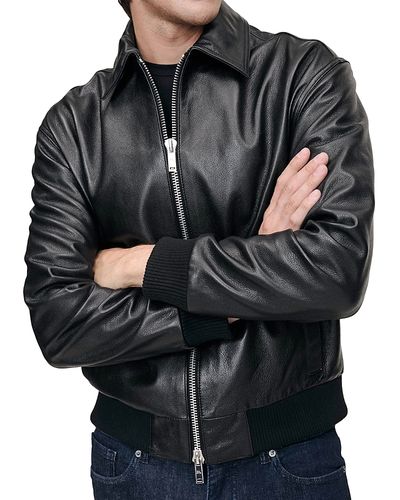 Dl1961 DL1961 Robb Leather Bomber Jacket