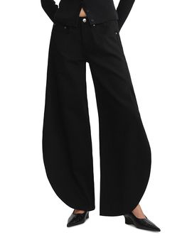 Dl1961 DL1961 Rori High Rise Wide Barrel Highluxe Jeans in Black