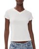 DL1961 DL1961 Shrunken Tee V-Neck White - 1