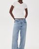 DL1961 DL1961 Shrunken Tee V-Neck White - 5