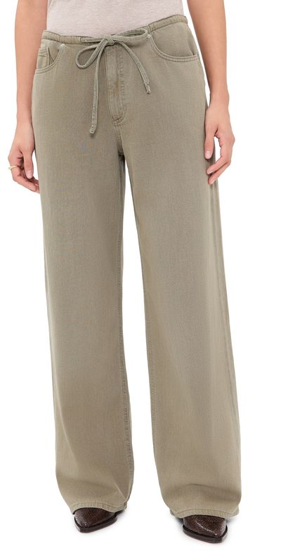 DL1961 DL1961 Sienna Low Slung Wide Leg Relax Jeans Clover