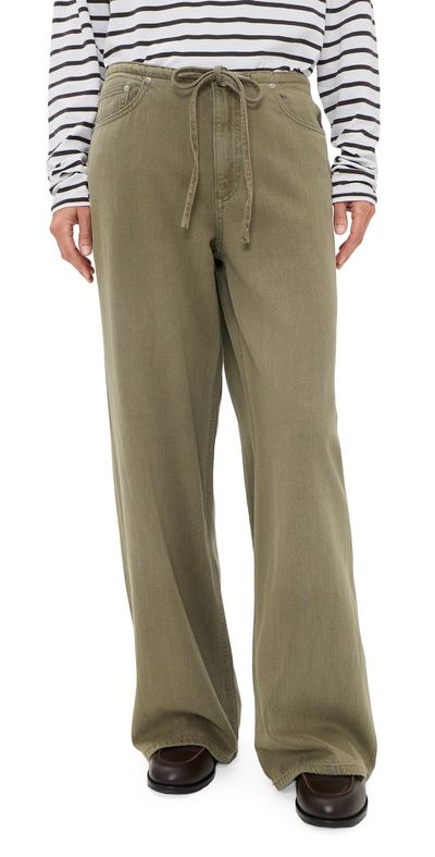 DL1961 DL1961 Sienna Petite Wide Leg Relaxed Jeans Clover