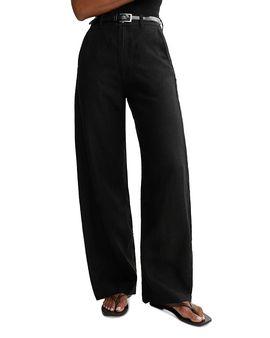 Dl1961 DL1961 Taylor Relaxed Barrel High Rise Linen Pants
