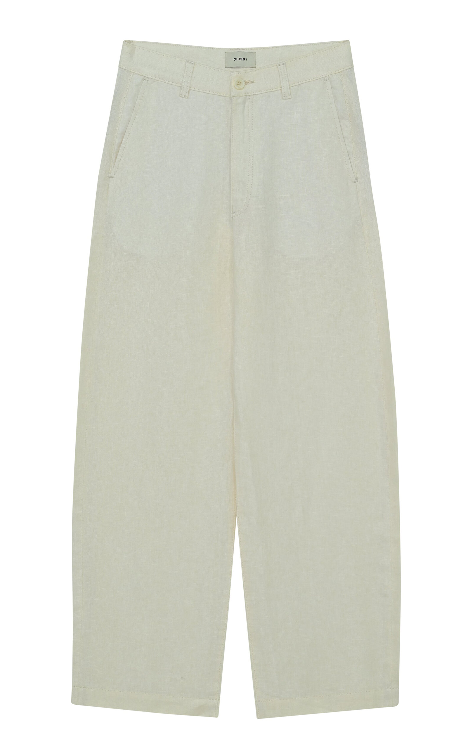 DL1961 DL1961 Taylor Relaxed Barrel HighRise Ankle Linen Pants