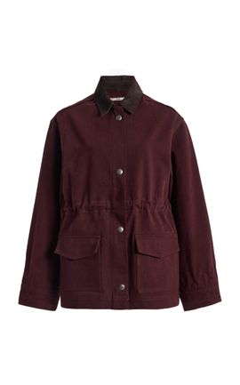 DL1961 DL1961 x Olympia of Greece Exclusive Cinched Denim Barn Jacket