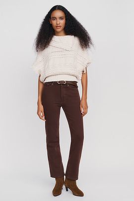 DL1961 Halle Straight Mid-Rise Jeans