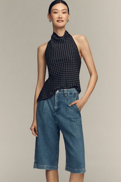 DL1961 Hepburn Aura High-Rise Pleated Shorts