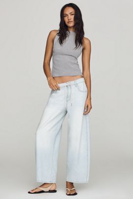 DL1961 Taylor 100% Cotton Petite Barrel Jeans