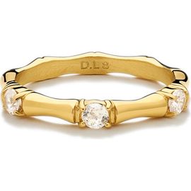 D.LOUISE D.LOUISE Bamboo Cubic Zirconia Ring