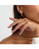 D.LOUISE D.LOUISE Bamboo Cubic Zirconia Ring - 2
