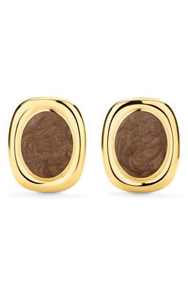 D.LOUISE D.LOUISE Bold Oval Statement Earrings