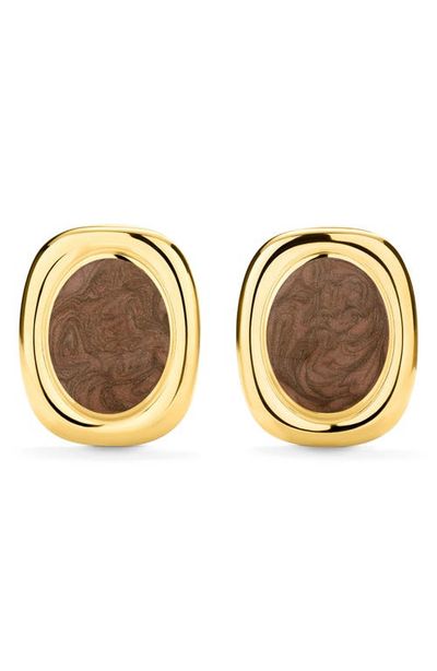 D.LOUISE D.LOUISE Bold Oval Statement Earrings