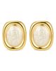 D.LOUISE D.LOUISE Bold Oval Statement Stud Earrings - 1