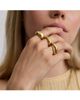 D.LOUISE D.LOUISE Chunky Dome Ring - 2