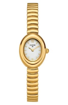 D.LOUISE D.LOUISE Classic Gold Oval Bracelet Watch 