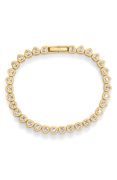 D.LOUISE D.LOUISE Heart Tennis Bracelet