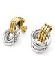 D.LOUISE D.LOUISE Knot Mixed Metal Stud Earrings - 5