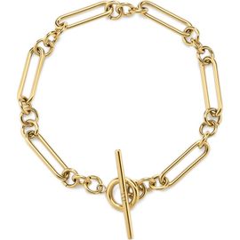 D.LOUISE D.LOUISE Love Link T-Bar Chain Bracelet