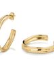 D.LOUISE D.LOUISE Molten Medium Hoop Earrings - 1