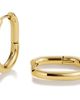 D.LOUISE D.LOUISE Oval Hoop Earrings - 1