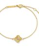 D.LOUISE D.LOUISE Pleated Clover Bracelet - 1