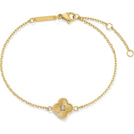 D.LOUISE D.LOUISE Pleated Clover Bracelet