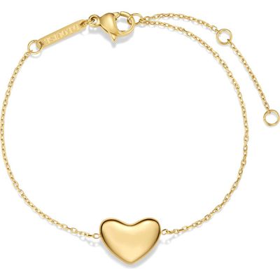 D.LOUISE D.LOUISE Single Bubble Heart Charm Bracelet