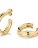 D.LOUISE D.LOUISE Small Molten Hoop Earrings - 1