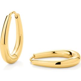 D.LOUISE D.LOUISE Tapered Oval Hoop Earrings