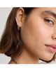 D.LOUISE D.LOUISE Tapered Oval Hoop Earrings - 2
