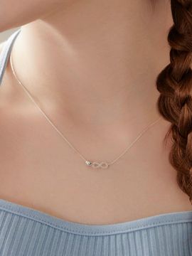 dmoment Evelyn B 925 Silver Necklace