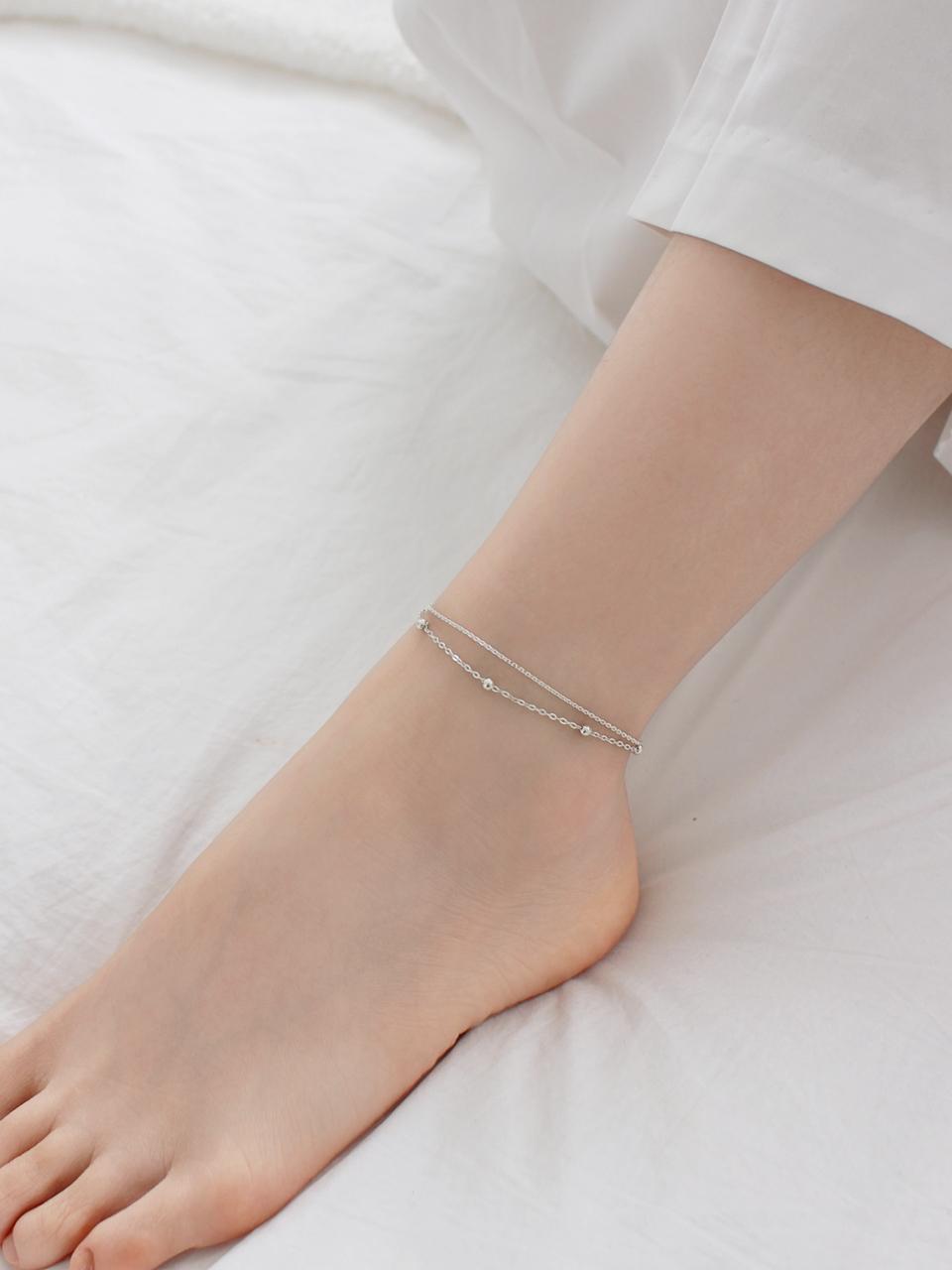 dmoment Fabiana 925 Silver Anklet