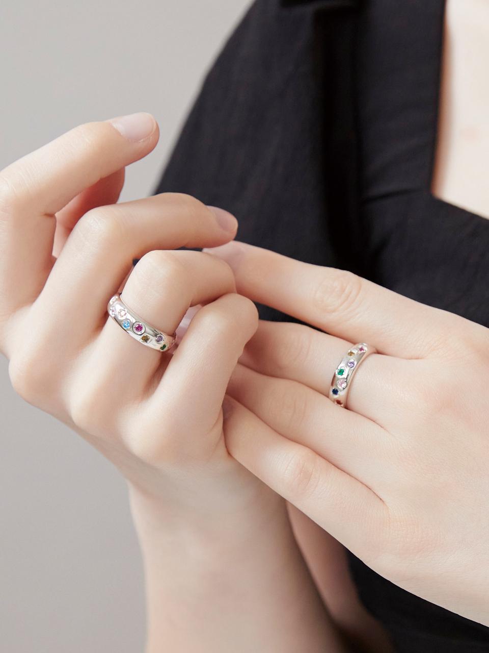 dmoment Gemma 925 Silver Ring