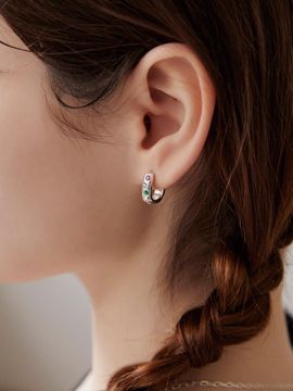 dmoment Gemma One touch 925 Silver Earring