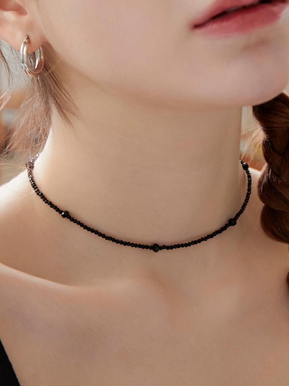 dmoment Morgan BK 925 Silver Necklace