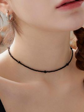 dmoment Morgan BK 925 Silver Necklace