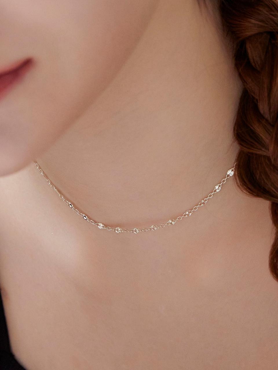 dmoment Nadia 925 Silver Choker