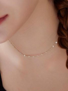 dmoment Nadia 925 Silver Choker