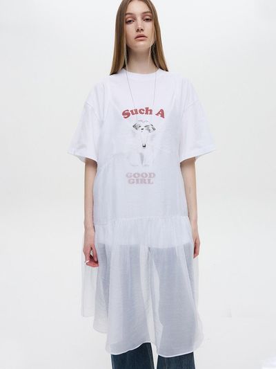 DNSR Women Layered Slip Dress [White]