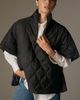 Do Everything in Love Quilted Puffer Poncho Jacket - 1