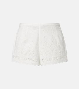 Doen DÃ´en Arda embroidered cotton shorts