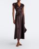 Doen Dôen Coraline lace-trimmed silk satin midi dress - 2