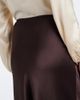 Doen Dôen Elowen lace-trimmed silk satin midi skirt - 5